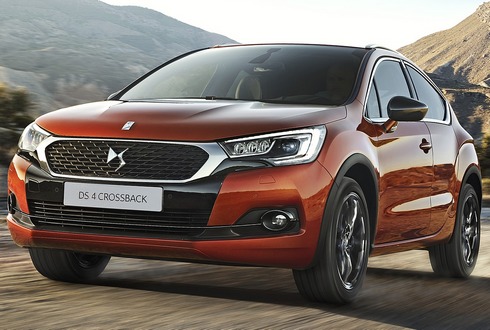 Citroen DS4 Crossback - вид спереди Citroen DS4 Crossback - вид спереди