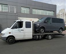 Перевозка буса с автосалона