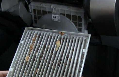 Замена фильтра салона